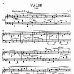 Scriabin : Valse, Op. 38