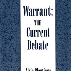 ❤pdf Warrant: The Current Debate