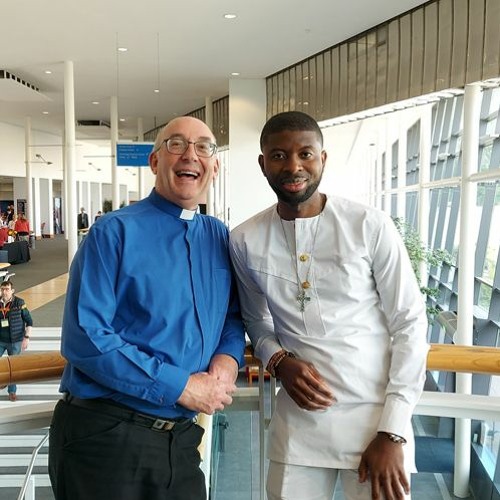 Revd Graham Thompson Methodist President And Anthony Boateng Vice President