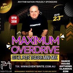 Maximum Overdrive Teaser Mix!