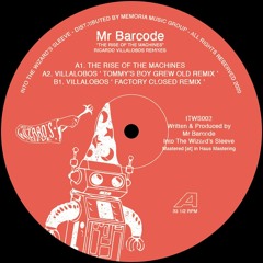 Premiere | A2. Mr Barcode ~ Rise Of The Machines (Villalobos 'Tommy's Boy Grew Old Remix) [ITWS002]