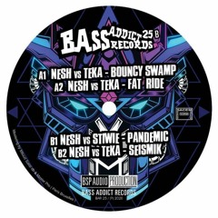 NESH vs TEKA-  BOUNCY SWAMP (OUT  ON WIPEOUT - BASS ADDICT 25)