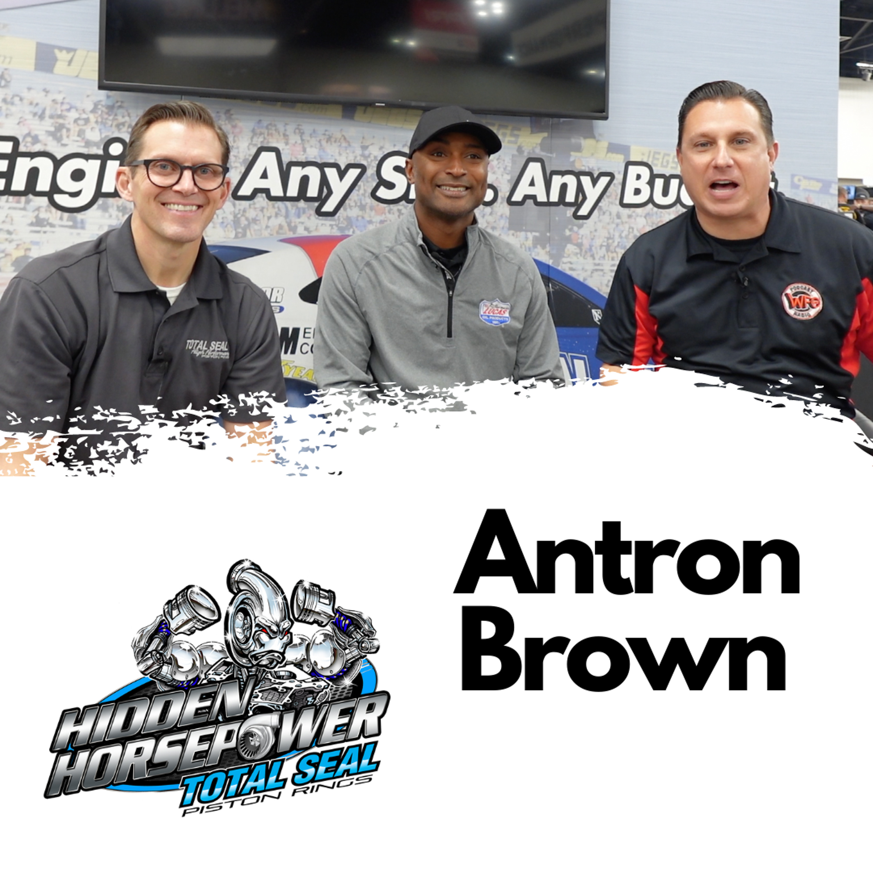 Antron Brown - E69 from the Total Seal booth at the 2022 PRI Trade Show 4/7/2023