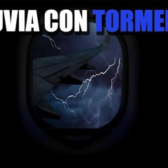 Lluvia Con Tormenta En Avion