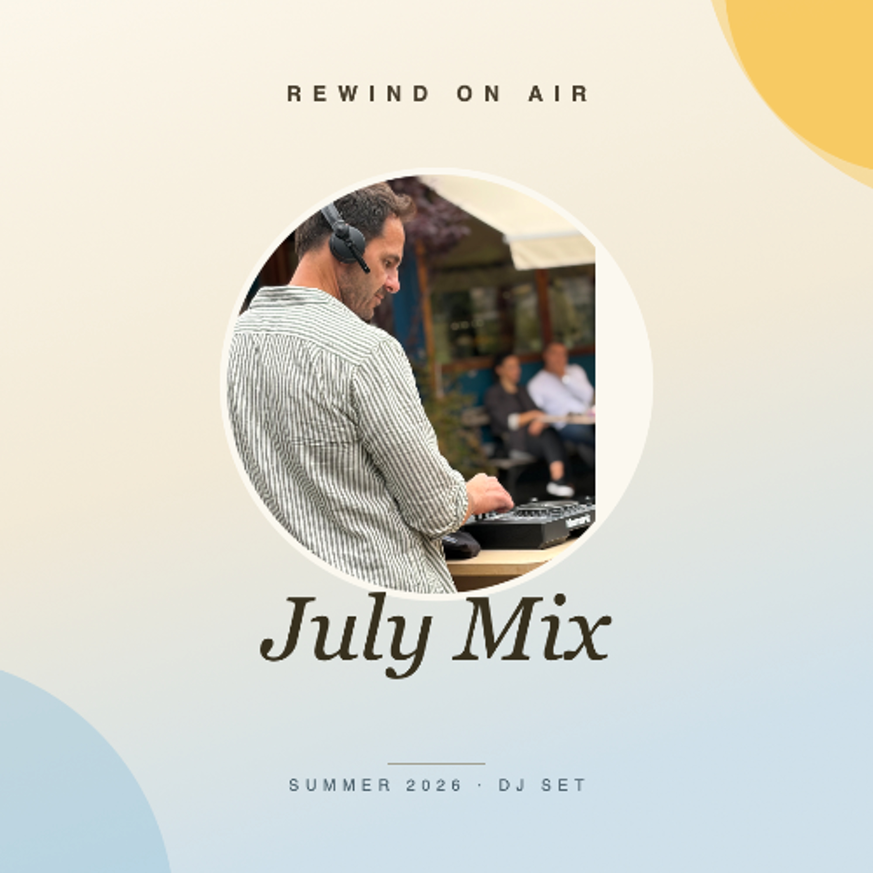 ROBERT SIMON - REWIND ON AIR JULY MIX episode artwork