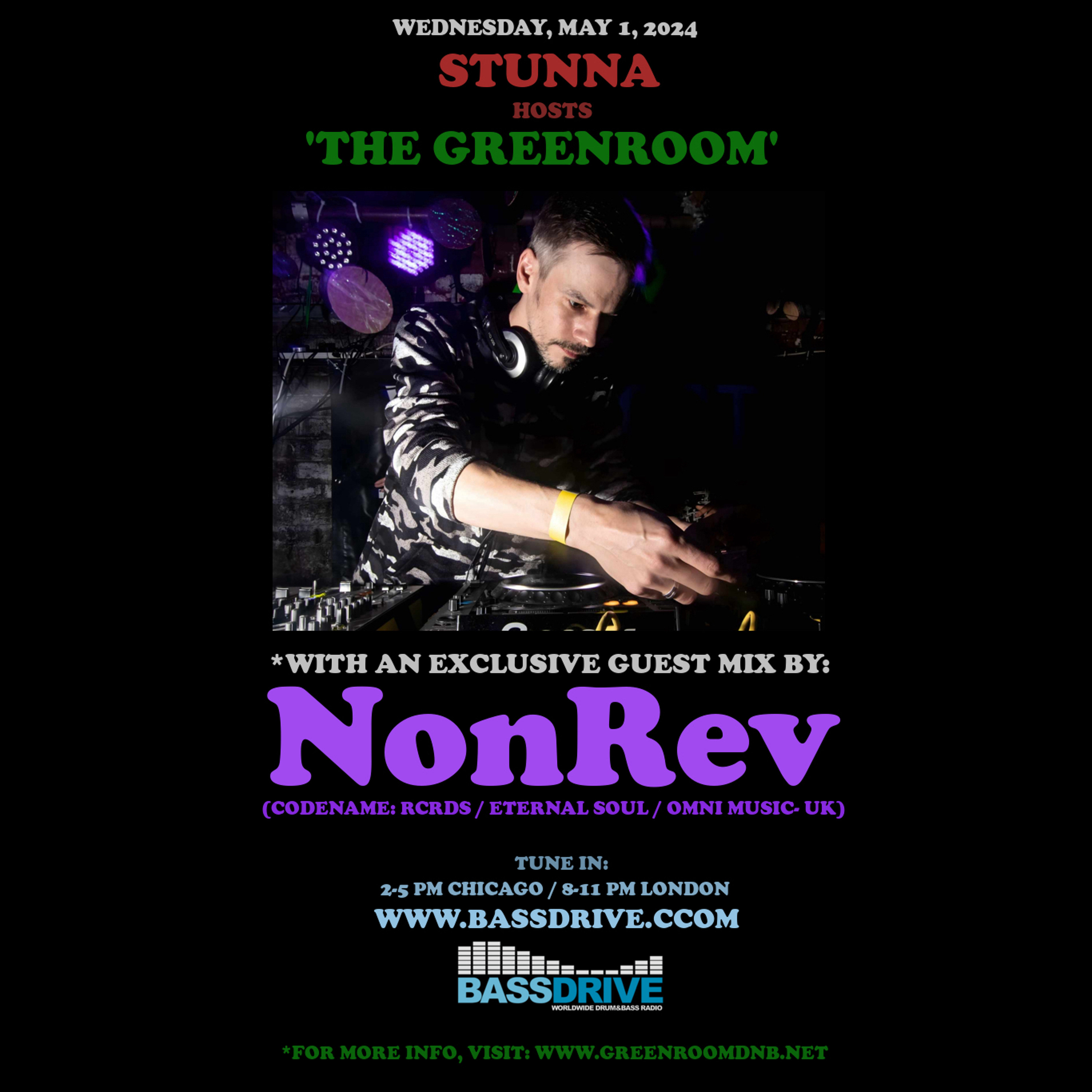 STUNNA Hosts THE GREENROOM with NonRev Guest Mix May 1 2024 episode artwork