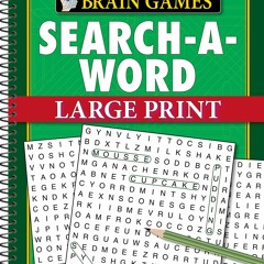 Read ebook [▶️ PDF ▶️] Brain Games - Search-A-Word - Large Print (96 P
