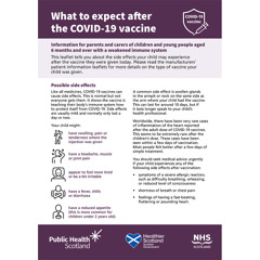 What to expect after COVID-19 Winter vaccine for children aged 6 months and older