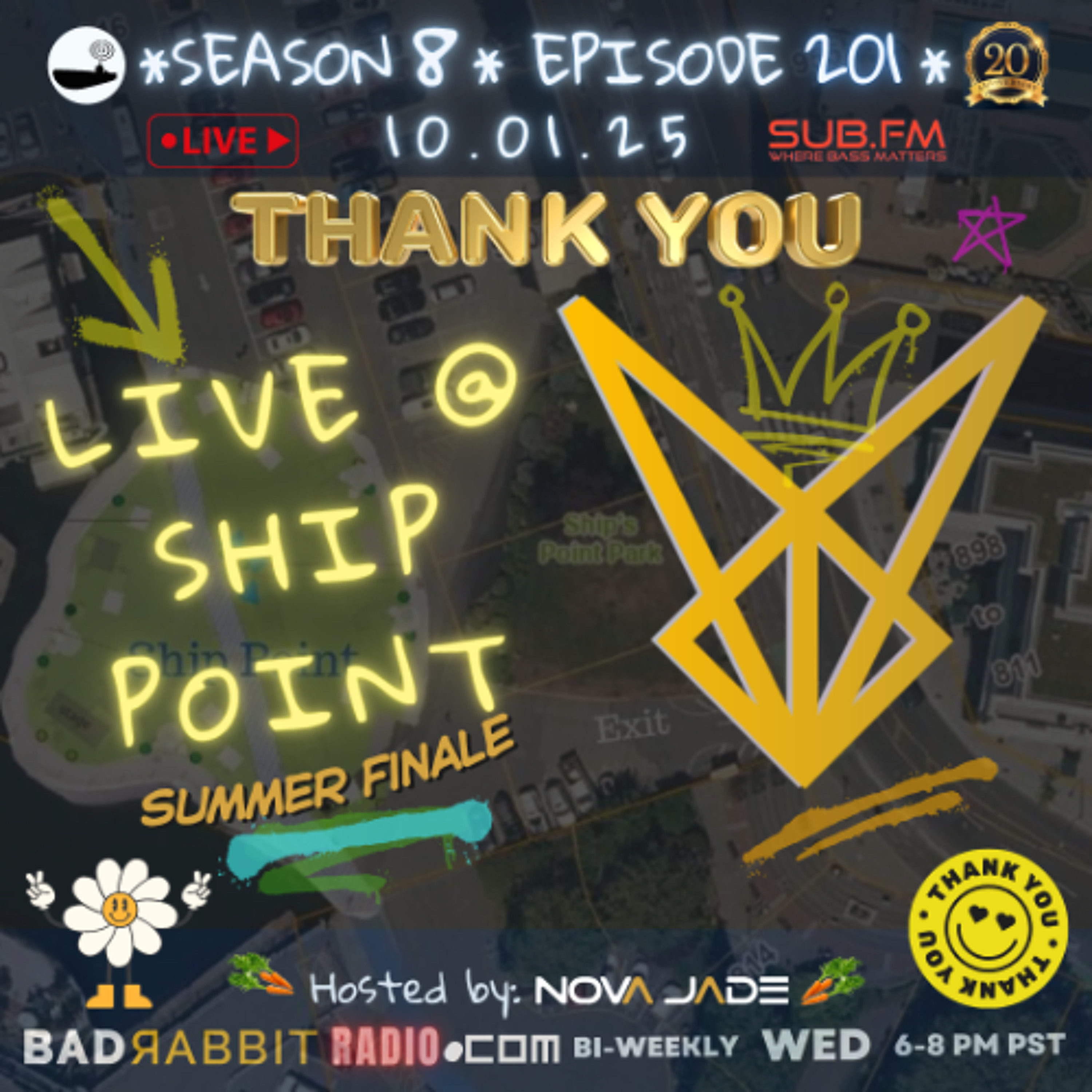 Bad Rabbit Radio S8 EP201 with Nova Jade - 01 Oct 2025