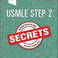 eBook❤️PDF⚡️ USMLE Step 2 Secrets