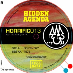 HIDDEN AGENDA - SIDE aa. '1978'  HORRIFIC013