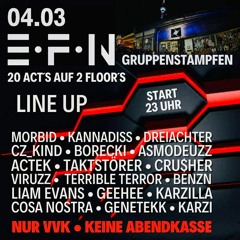 TERRIBLE TERROR vs. GEEHEE @ E•F•N - GRUPPENSTAMPFEN - 04.03.22 MBIA BERLIN