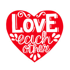 LEARN TO LOVE EACH OTHER