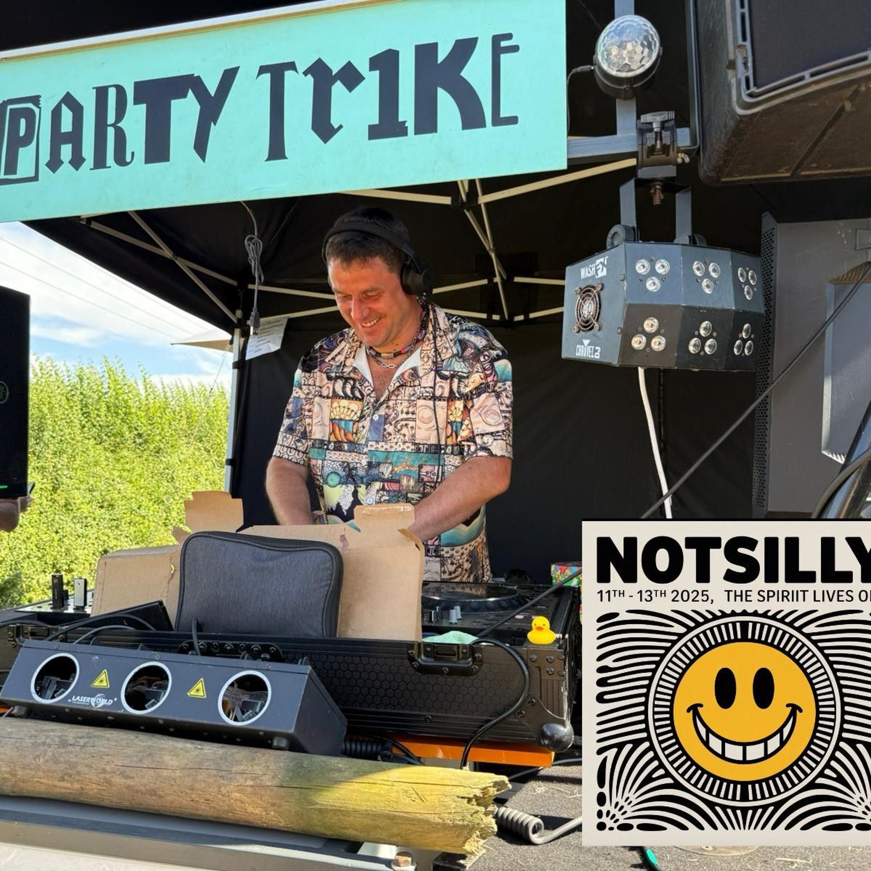 Notsilly Festival25 -Double L @ Party Trike stage.live recorded 12.7.25. episode artwork