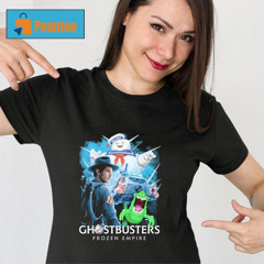Ghostbusters Slimer Monster Frozen Empire Poster Fan Shirt
