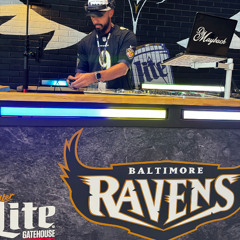 Baltimore Raven's Miller Lite Gatehouse Tailgate (Clean)