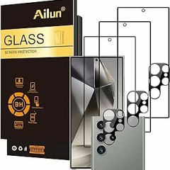 Read~[PDF]~ Ailun Glass Screen Protector for Galaxy S24 Ultra [6.8 Inch] 3Pack + 3Pack Camera L