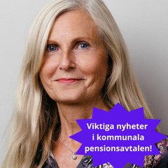 Viktiga nyheter i kommunala tjänstepensionsavtal från och med den 1 januari 2023!