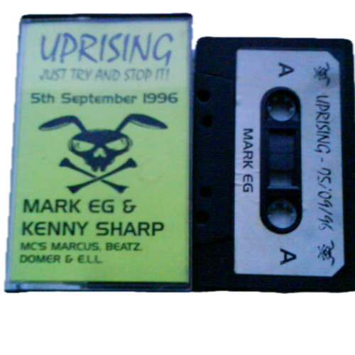 Kenny Sharp, Mark EG, Marcus, Beatz Dommer & Ell, Uprising 5-9-96 listen to this tune
