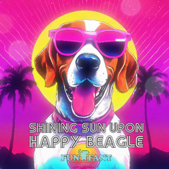 Shining Sun Upon Happy Beagle