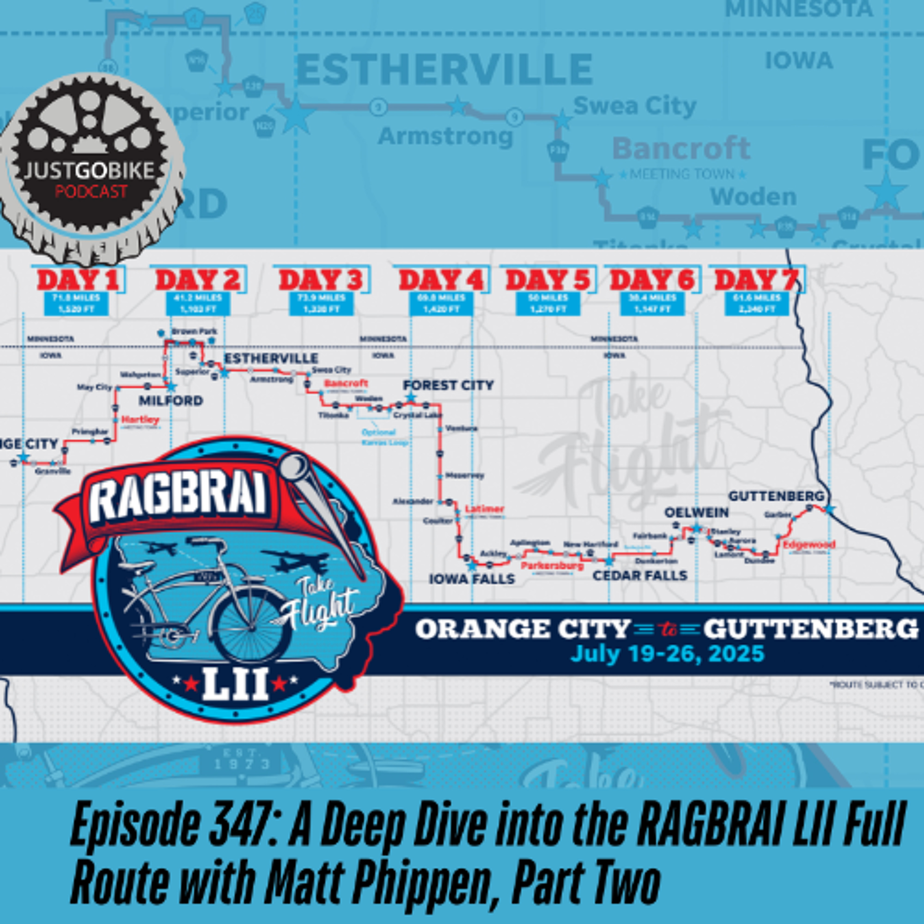 Episode 347: A Deep Dive into the RAGBRAI LII Full Route with Matt Phippen, Part Two