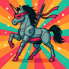 Ninja Cyborg Unicorn