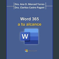 Read eBook [PDF] ⚡ Word 365 a tu alcance (Spanish Edition)     [Print Replica] Kindle Edition get