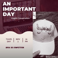 An important day English conversation