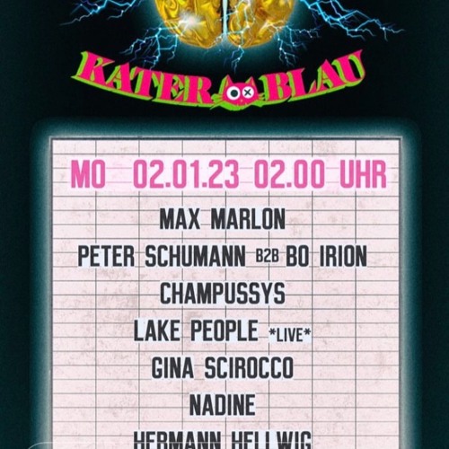 Champussies zu Silvester2023 im Kater/Heinz Hopper