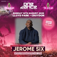 Jerome Six LIVE SET #OneDanceFestival 14/08/22 @ Lloyd Park