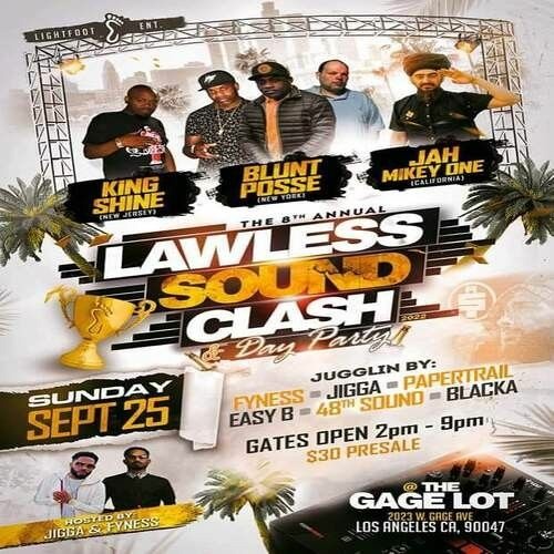 Blunt Posse Vs King Shine Vs Jah Mikey One 9/22 (Lawless Sound Clash)