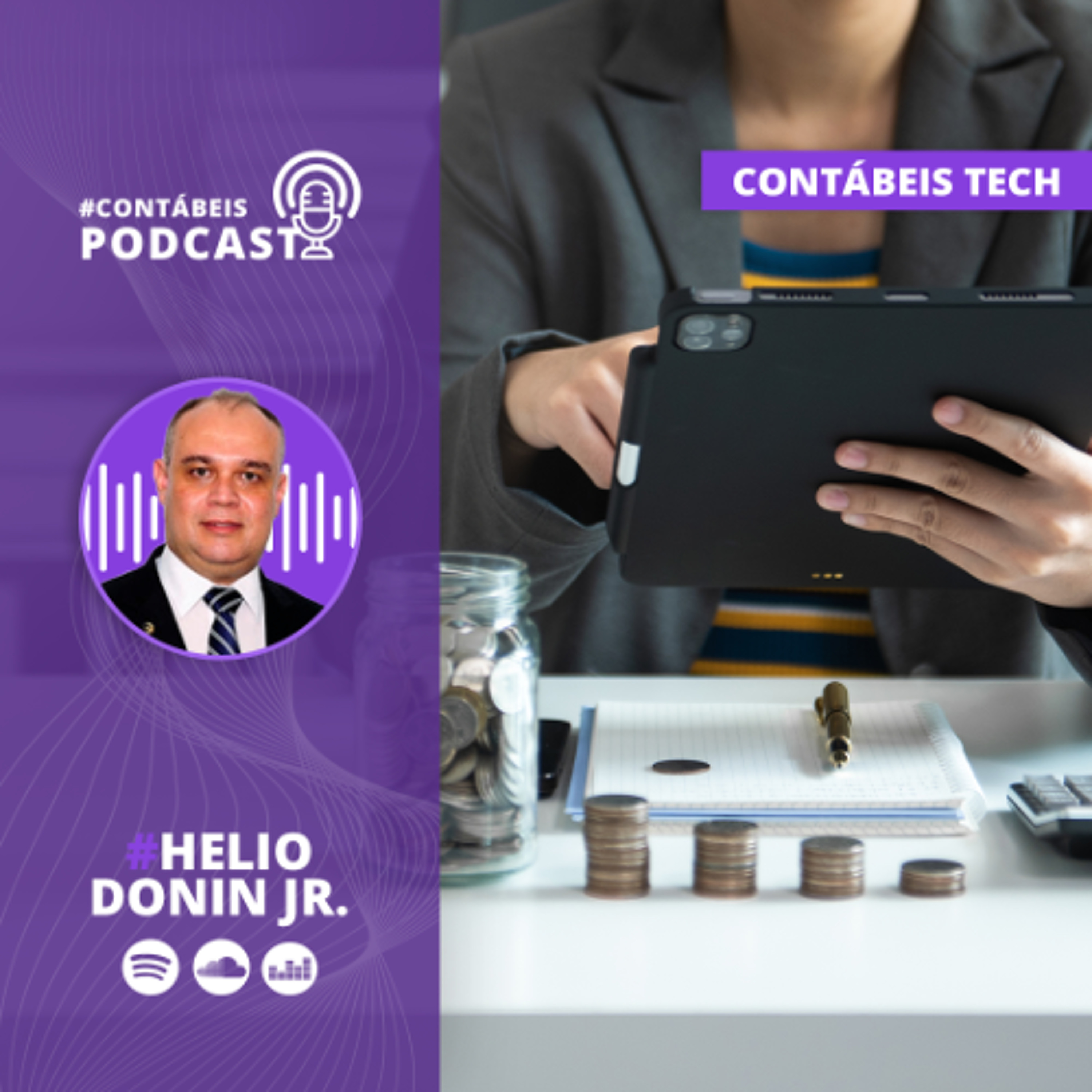 Contábeis Tech 113: Principais demandas contábeis para o portal nacional da nota fiscal eletrônica episode artwork