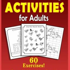 Audiobook Fun and Relaxing Activities for Adults: Puzzles for People with Dementia [Large-Print]