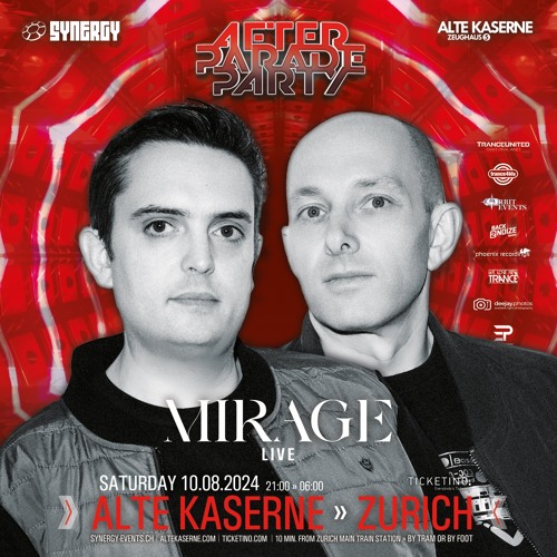 Mirage Live @ SYNERGY 'After Parade Party' @ Alte Kaserne Zurich (10.08.2024)