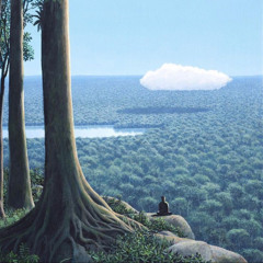 clouds float by