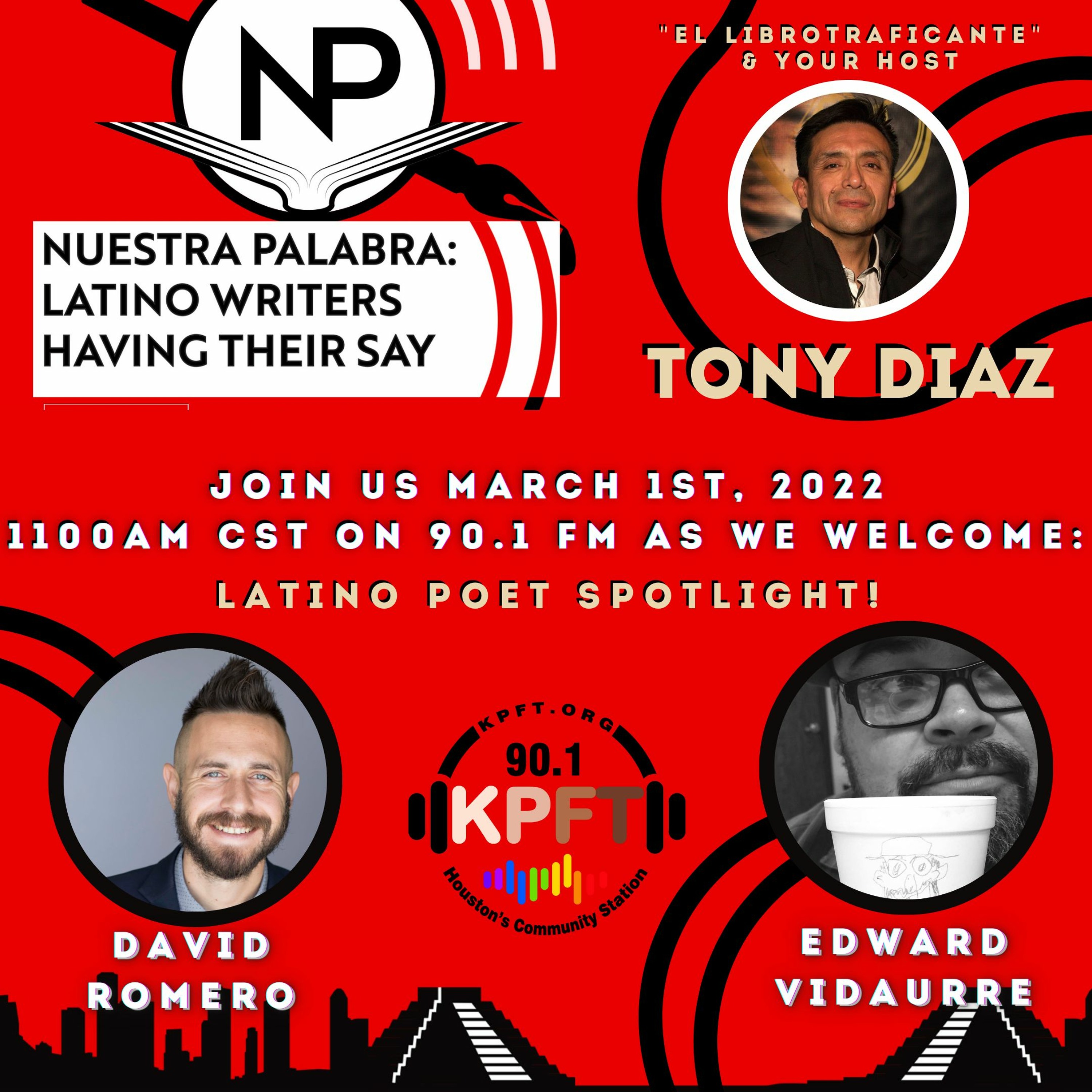 Nuestra Palabra: Latino Writers Have Their Say w/ Tony Diaz