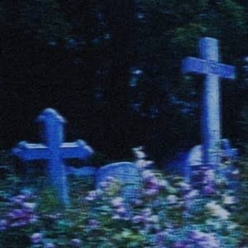 the garden with the graves in