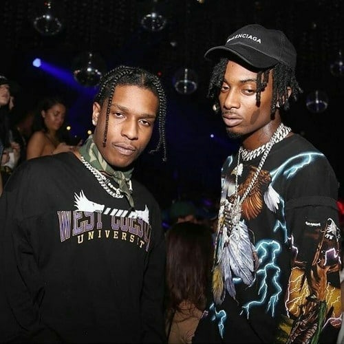 RLLA25 フーディ XL A$AP Rocky/Playboi Carti SPOTTED: A$AP Rocky Dons Louis Vuitton FW25 with Playboi