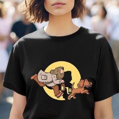 Hagrid And Fluffy Style Of The Adventures Of Tintin Shirt