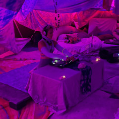 Live on the Lavender Lounge Bass Beds // Burning Man 2024