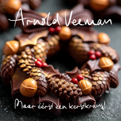 Maar eerst een kerstkrans!