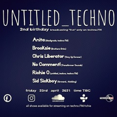 untitled_techno 2nd birthday *live* on techno FM with Richie Q & Friends