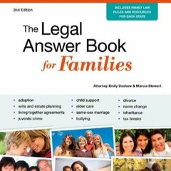 Kindle The Legal Answer Book for Families.