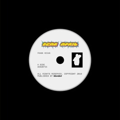 Frank Ocean - Dear April (Side A - Acoustic) - Pitch Shifted Vocals Remix