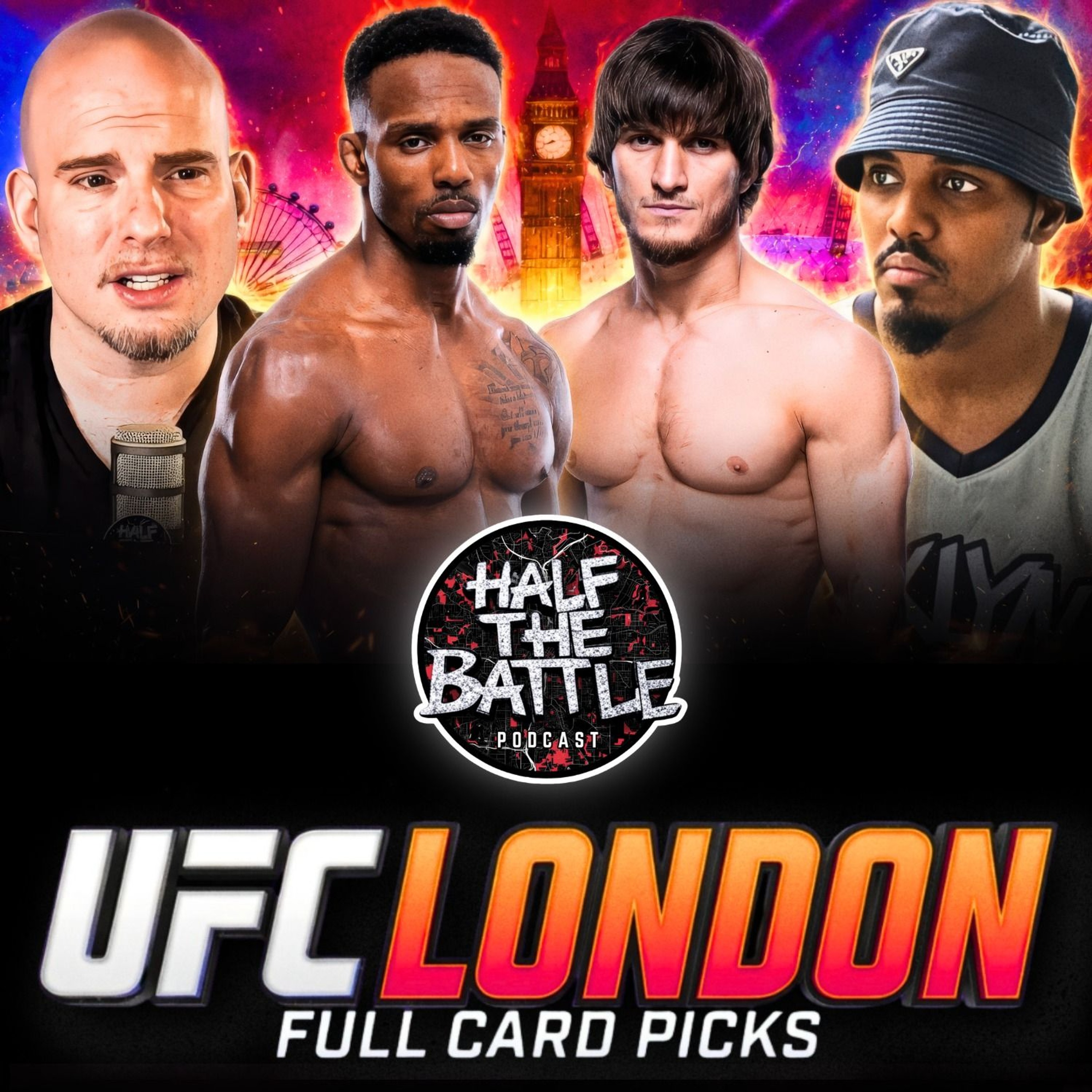 #656 - UFC London Picks Roundtable FULL CARD episode artwork