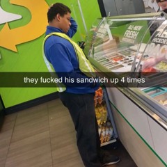 😡they fucked up his sandwich 4 times😡