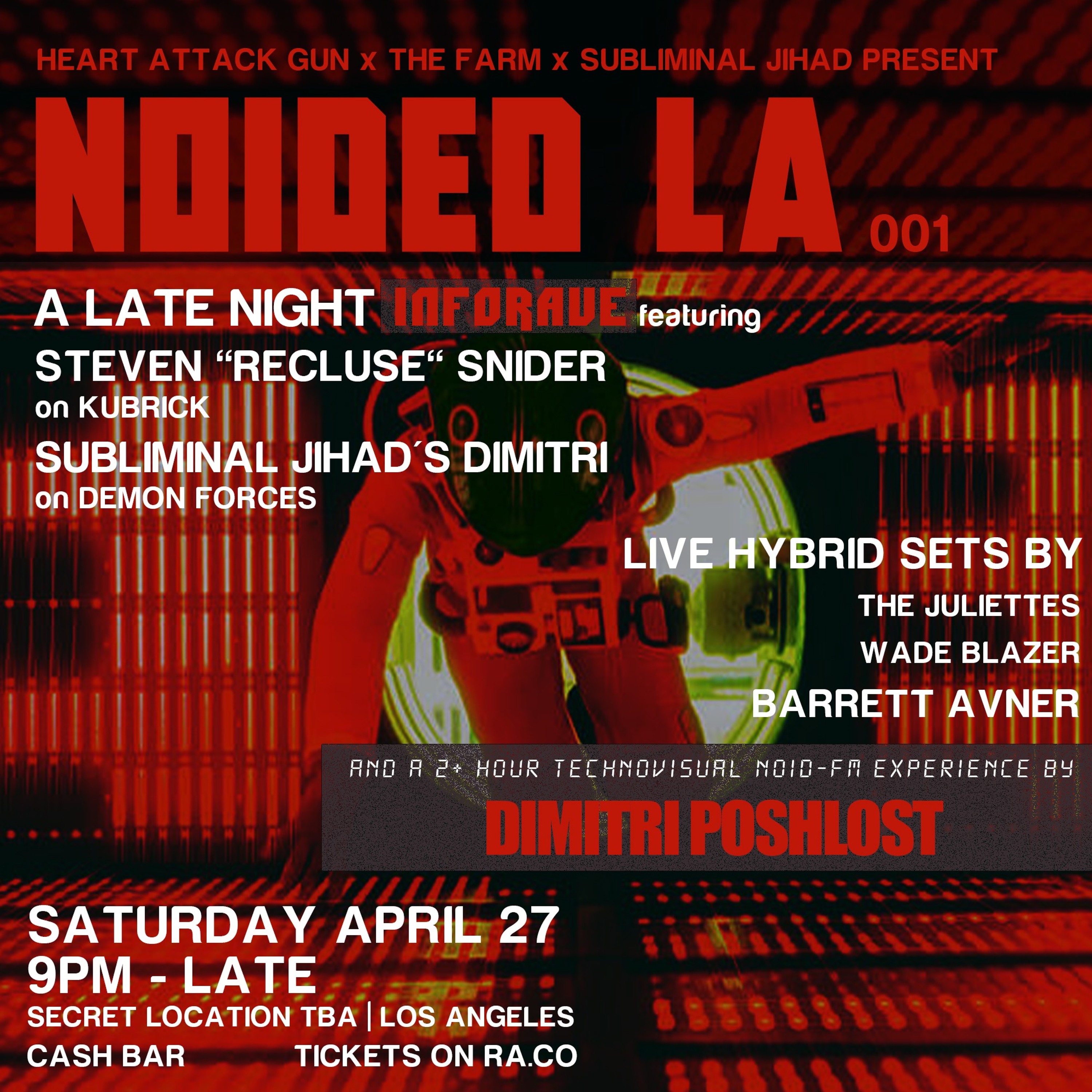 NOIDED LA 001 - SATURDAY 4/27 - TICKETS ON RA.CO
