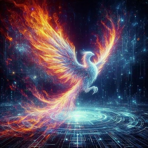 Phoenix rising from the Blaze