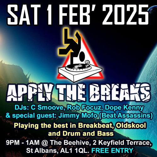Rob Focuz - Apply The Breaks at The Beehive