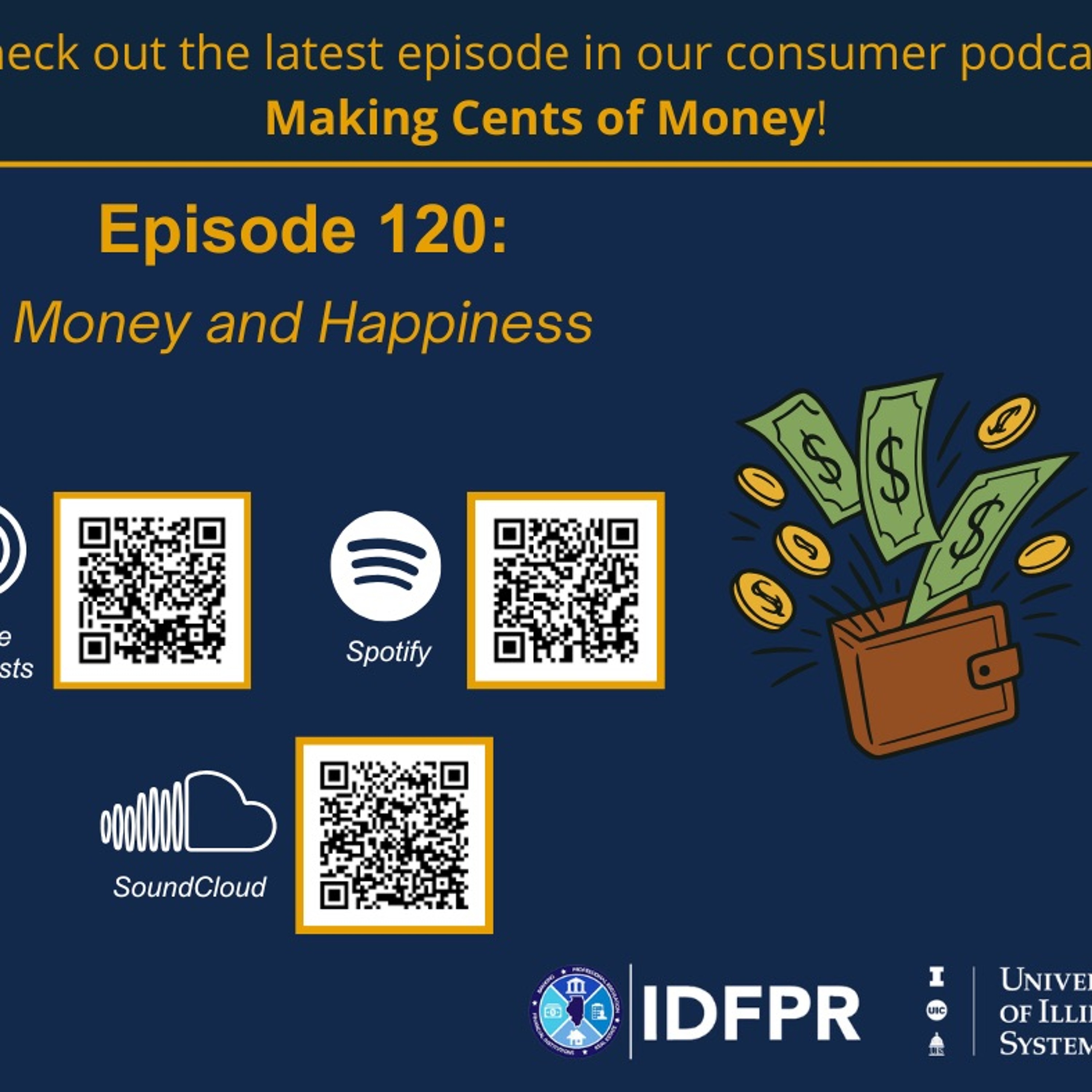 Episode 120: Money and Happiness episode artwork